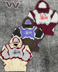 Stussy retravaillé style patchwork fou sweats à ca..
