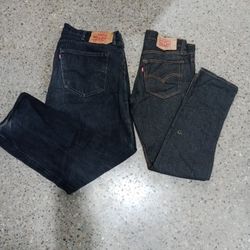 Levis 501 Black Jeans