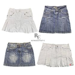 Y2K NYC IT Girl デニムミニスカート RE-2702