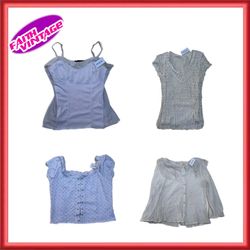 Obsessed White Tops Skirt and Dress Mix bundle(FV-..