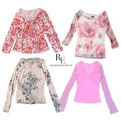 Y2K Cutest Vibe Printed  Long Sleeve Tops RE-2713