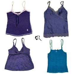 Y2KソフトガールシルクキャミトップRW-1439