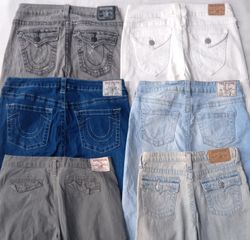 CR5776  Vintage True Religion Flare & Straight Jea..