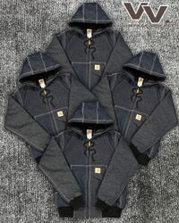 Veste active en denim blanc à coutures Carhartt re..