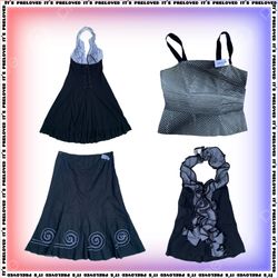 モノクロームオフィスコアコレクション - トップス、ドレス、スカート (SS-1801)