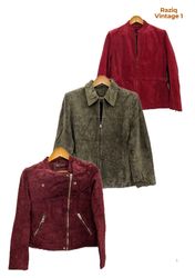 💥 RV1605 Suede Zipper Jackets