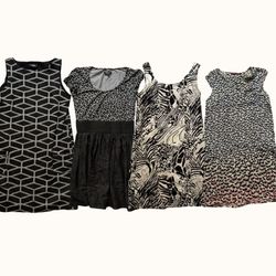 Monochrome Y2K Dresses(DR-013)