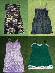 MAV#41 Velvet slip Dress