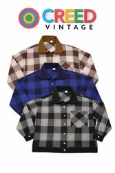 CR1098 Veste de travail en plaid cordonné recyclé