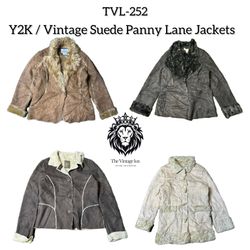 Y2K / Vintage Wildleder Panny Lane Jacken (TVL-252..