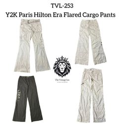 Y2K Paris Hilton Era weit geschnittene Cargo-Hosen..