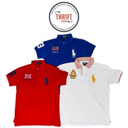 T2416 Ralph Lauren Big Pony Polo 👕 T-Shirt