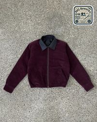 Upcycled Cordury Zip Shacket