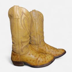 SA#383 Vintage Cowboy boots • Exotic leather boots