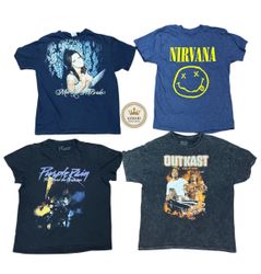 T-shirts de musique vintage 15 pcs à 274