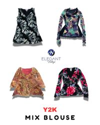 Y2K Mix Blouse - EV1818