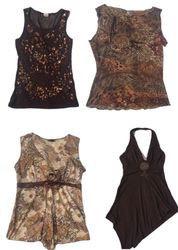 Designer Grunge Brownies Tops (brands included) ag..