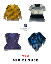 Y2K Mix Blouse - EV1825