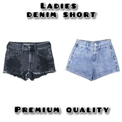 Women mini Denim short