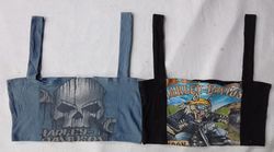 CR5792  Upcycled Harley-Davidson Tops