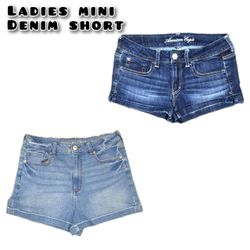 Ladies Mini Micro denim Short