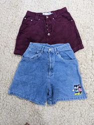 レディースデニムショートパンツミックス