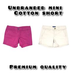 Short en coton pour femmes