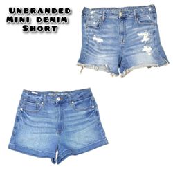 Short en denim mini micro pour femmes