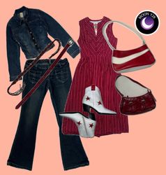 Y2k Romantic Red style bundle mix (M-934)