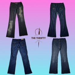Y2k Britney Era Denim Flared jeans (SU 291)