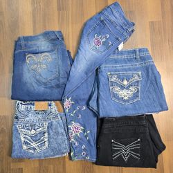 AV-0573 Y2K Style Denim Capri