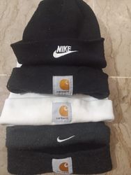 9pcs Nike Carhartt and mixed brands bean..