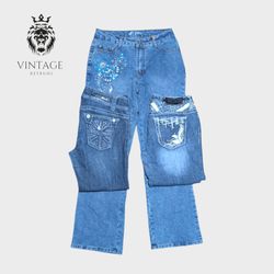 Y2K Embellished Flare Jeans
