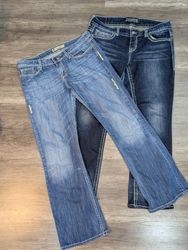 1892 - Unbranded Embroidery Flare Jeans