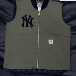 Carhartt rework style yankees Gilets