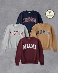 Vintage City Name Jumpers #5126