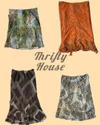 Y2k Flare Mix Skirts(TH/038)