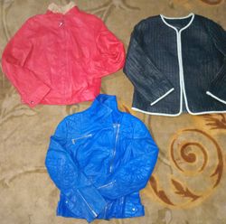 Women leather jacket