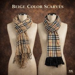 Premium Beige Color Scarves