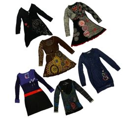 Y2K Graphic Printed Dresses (Ft Desigual)