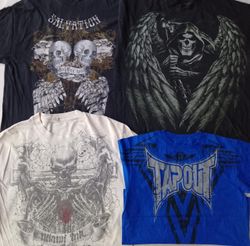 CR5808 ヴィンテージスカルTシャツ