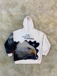Upcycled Branded Tapestry Hoodies