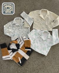 Upcycled gesteppte cropped Reverskragenjacke