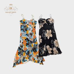 Robes sexy fleurs romantiques Y2K