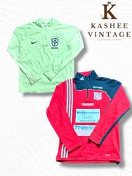 Football half zipper jackets