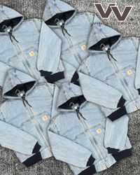 Jaquetas ativas de denim leve estilo refeito Carha..