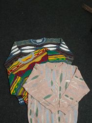 Pull Coogi Style | Motif 3D Tricoté | Streetwear R..