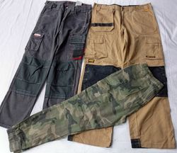 CR5816 Vintage Mix Branded Cargo Pants