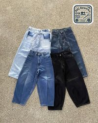 Jeans Baggy in Baloon Riciclati
