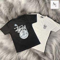Stussy rework style 8ball Disco bianca e..